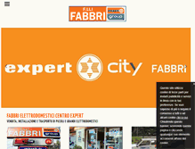 Tablet Screenshot of fabbrifratelli.com